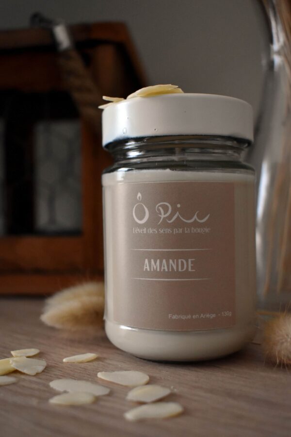 DSC_0162 amande Bougie senteur Amande de la marque Ôpic