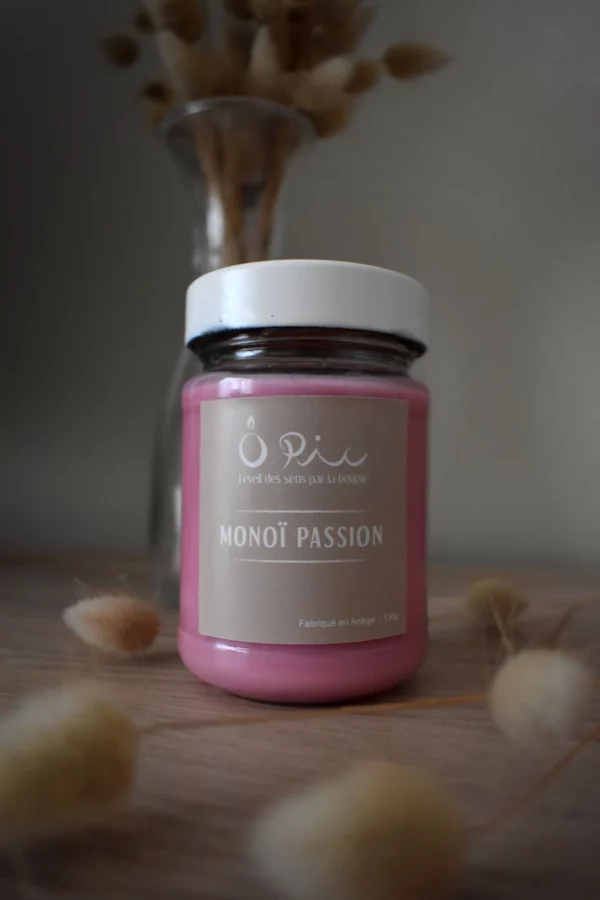 Bougie senteur Monoï Passion de la marque Ôpic