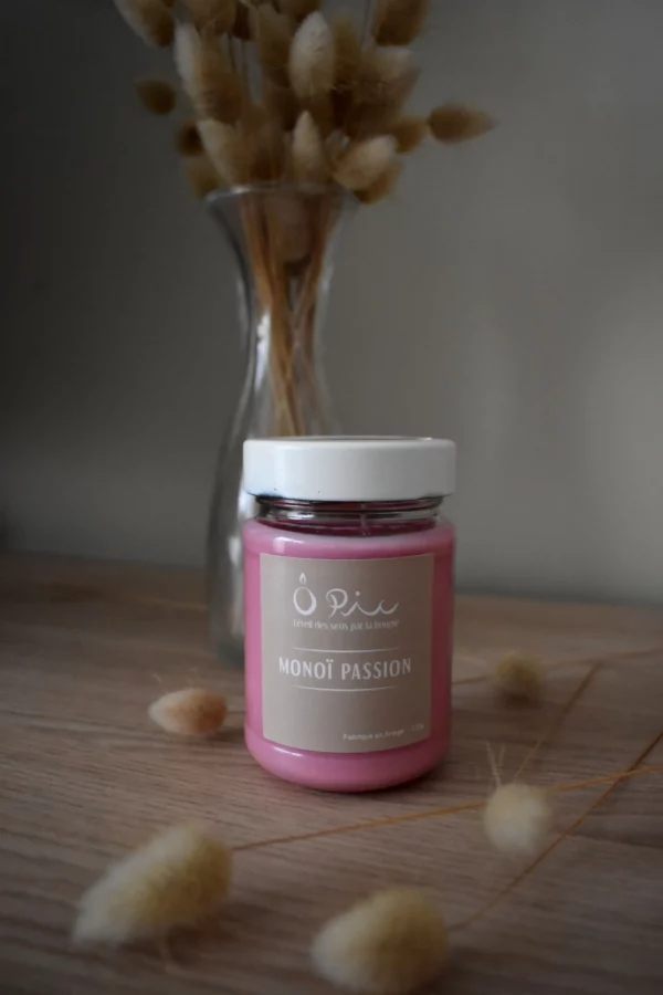 Bougie senteur Monoï Passion de la marque Ôpic