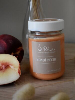 DSC_0195 monoi peche 2 Bougie senteur Monoï Pêche de la marque Ôpic Bougies