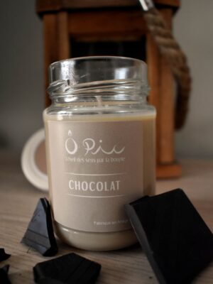 DSC_0317 chocolat Bougie senteur chocolat de la marque Ôpic