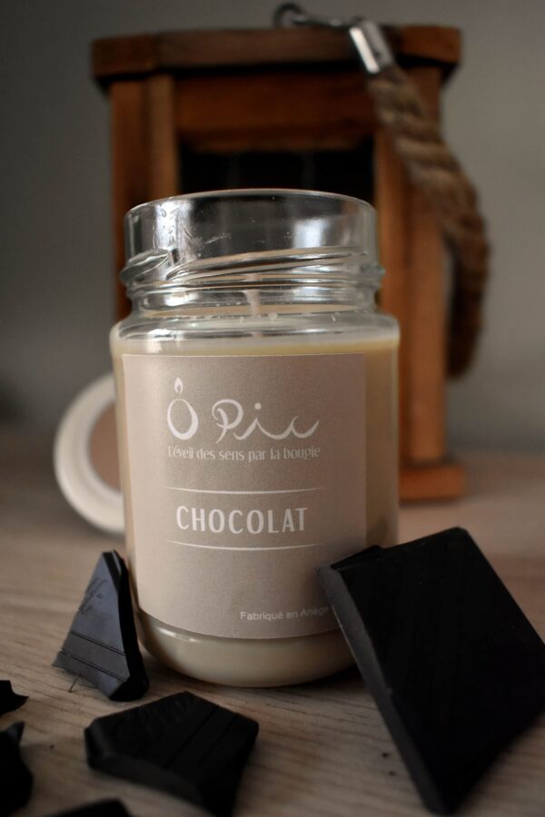 DSC_0317 chocolat Bougie senteur chocolat de la marque Ôpic