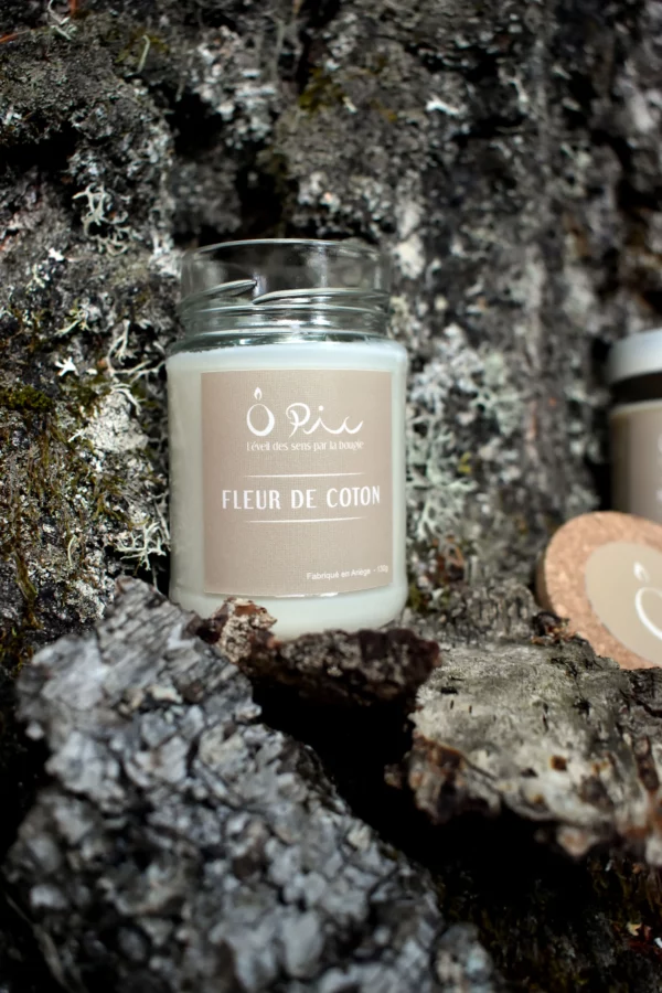 Bougie senteur Fleur de coton de la marque Ôpic