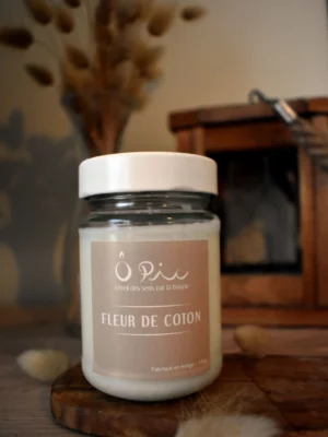 Bougie senteur Fleur de coton de la marque Ôpic