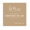 Opic_Senteurs_Confiture de lait étiquette bougie Opic_Senteurs_Confiture de lait