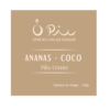 étiquette bougie Opic_Senteurs_ananas coco - pina colada