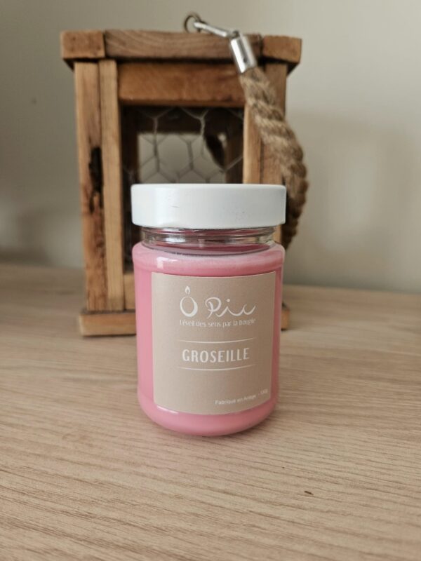 bougie-groseille bougie groseille de la marque Ôpic Bougies