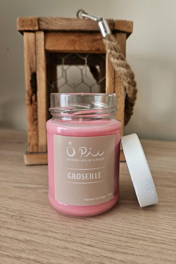 bougie-groseille2 bougie groseille de la marque Ôpic Bougies