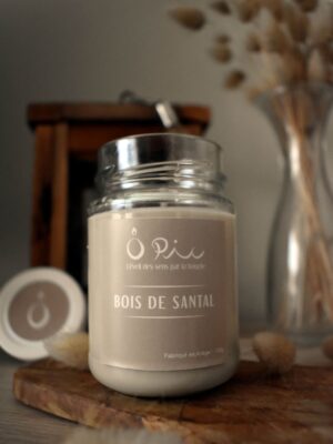 Bougie senteur Bougie Bois de Santal de la marque Ôpic Bougies