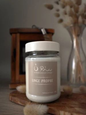 Bougie senteur Linge Propre de la marque Ôpic