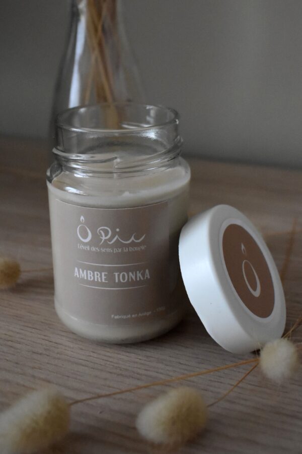 Bougie Ambre Tonka Bougie senteur Ambre Tonka de la marque Ôpic