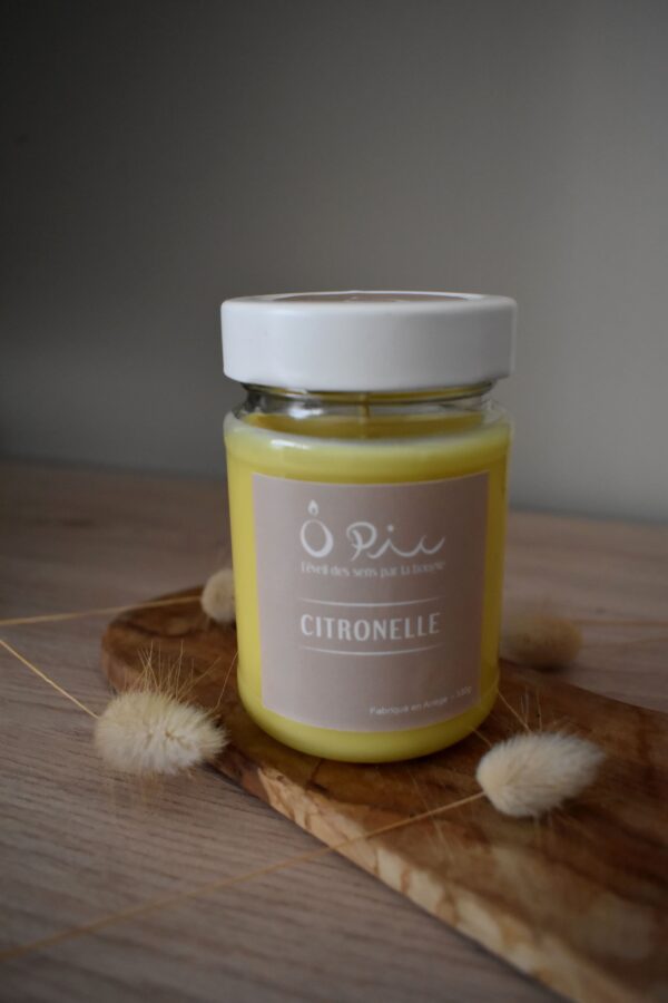 DSC_0240 citronnelle Bougie Citronnelle de la marque Ôpic