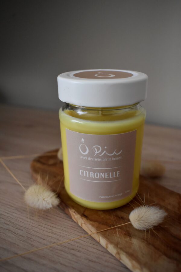 DSC_0241 citronnelle Bougie Citronnelle de la marque Ôpic