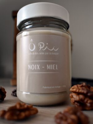 DSC_0304 noix-miel 2 Bougie senteur Noix-Miel de la marque Ôpic Bougies