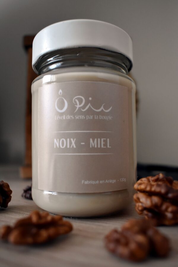 DSC_0304 noix-miel 2 Bougie senteur Noix-Miel de la marque Ôpic Bougies
